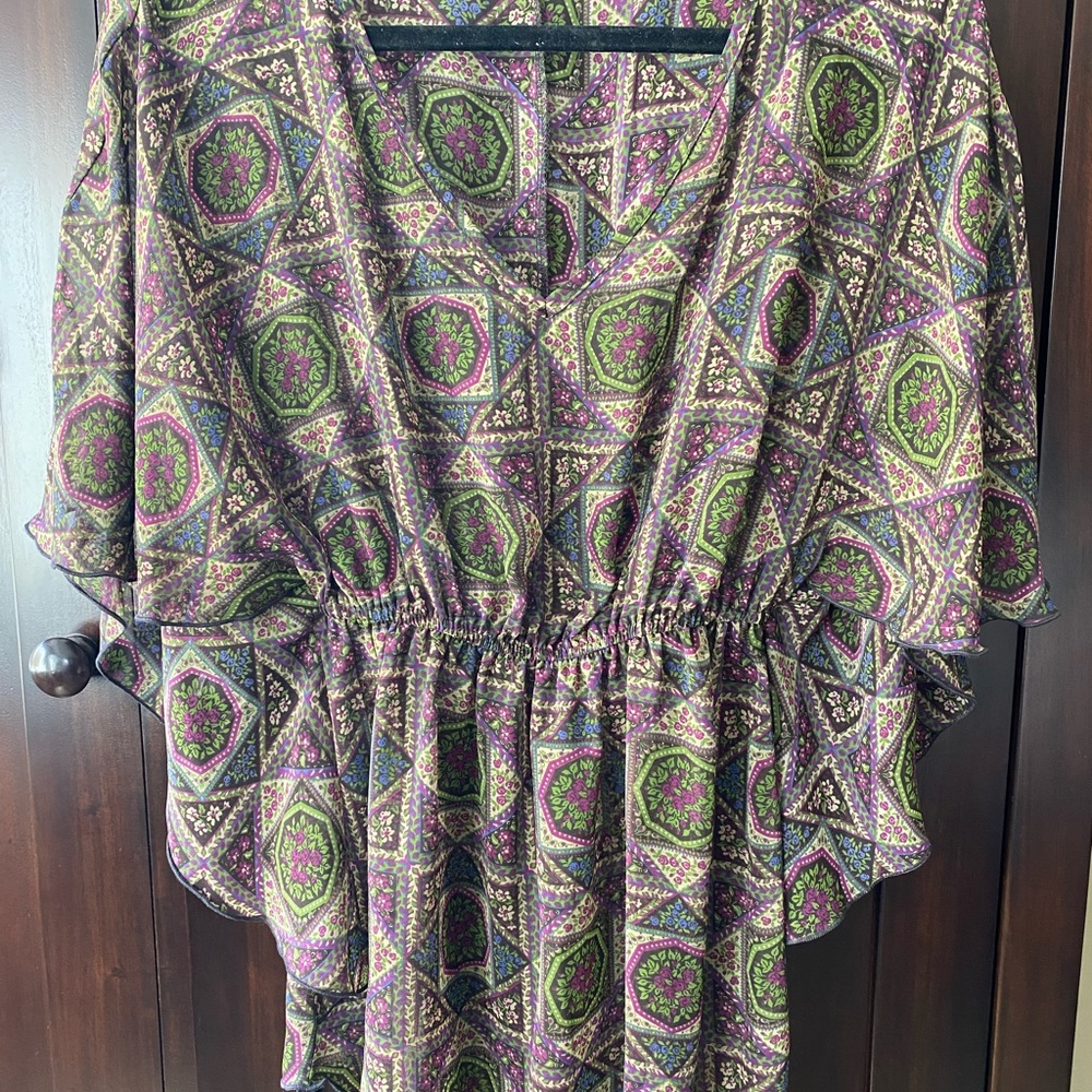V-neck blouse
